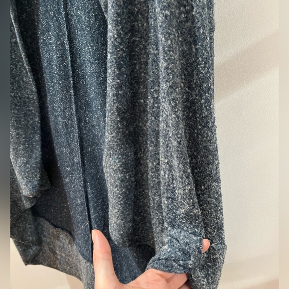 Roots - long heathered blue cardigan Size S - Picture 3 of 4